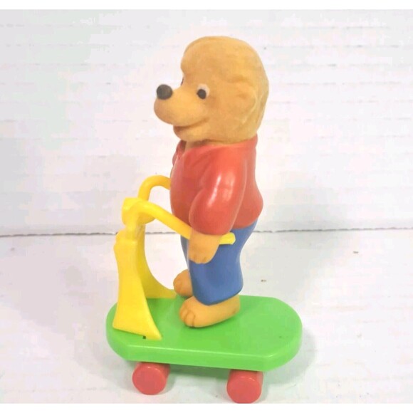 McDonald's Happy Meal Toy 1986 Berenstain Bears Brother Scooter Complete Vtg 80s - Picture 2 of 4
